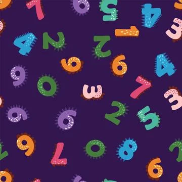 ABC seamless pattern in simple cartoon style. Cute dinosaur alphabet print -  Stock Illustration
