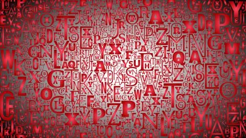 ABC vector typeset 스톡 일러스트