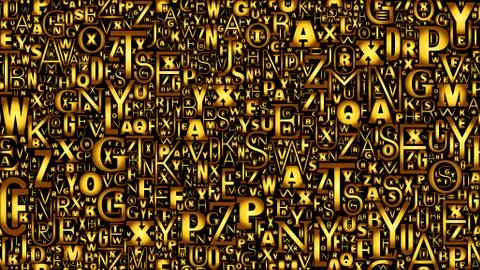 ABC vector typeset Stock Illustration