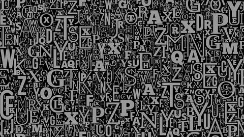 ABC vector typeset 스톡 일러스트