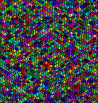 Abctract colored rhombuses Stock Illustration
