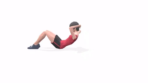 Abdominal Crunches Video stock 146958228