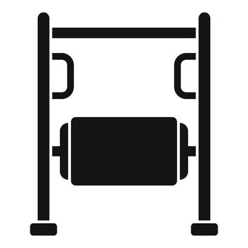 Abdominal exercise equipment for effective core workout in outdoor gym 스톡 일러스트