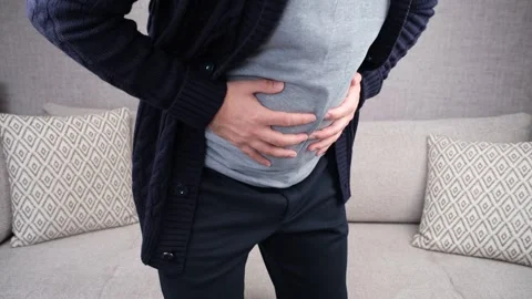 Abdominal pain Stock Footage 264745211