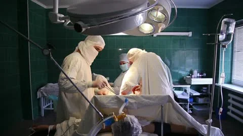 Abdominal surgery 4 Stock Footage 21944196