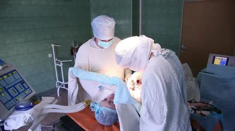Abdominal surgery 6 Stock Footage 21943998