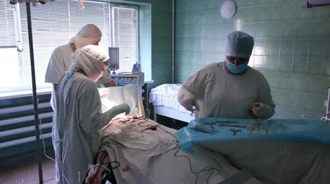 Abdominal surgery 7 Stock-Footage 21943924