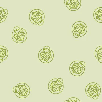 Abdominal surgery line seamless pattern Stock Illustration