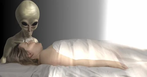 Abduction By Grey Aliens Stock Footage 161034941