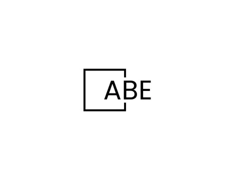 ABE letter initial logo design vector illustration Stock Illustration
