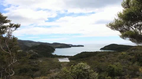 Abel Tasman Landscape Stock Footage 10897179