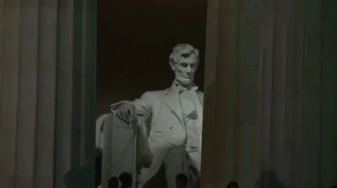 AbeLincolnCrowd Stock Footage 46339900