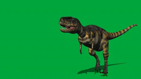 Abelisaurus Walking Forward FS Video stock 32846629