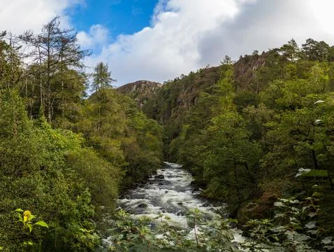 Aber Glaslyn Pass Stock Photos