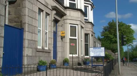 Aberdeen Guest House Stock Footage 10763129