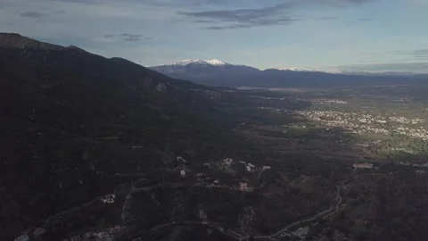 Aberes Languedoc forest mountain 4k 042 Video stock 145929084