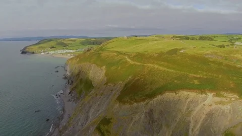 Aberysthwyth Cliff Tilt Down  Vidéo 84178560