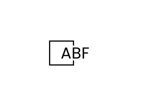 ABF letter initial logo design vector illustration Stock Illustration