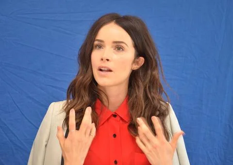  Abigail Spencer at the press junket for Rectify in Los Angeles - 11 April... Stock Photos