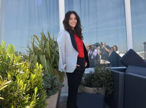  Abigail Spencer at the press junket for Rectify in Los Angeles - 11 April... Stock Photos