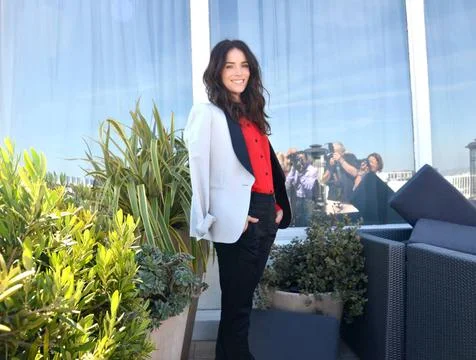  Abigail Spencer at the press junket for Rectify in Los Angeles - 11 April... Stock Photos