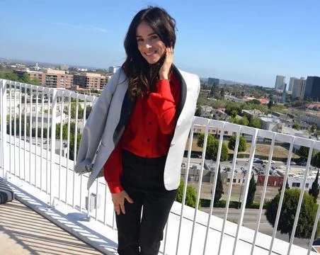  Abigail Spencer at the press junket for Rectify in Los Angeles - 11 April... Stock Photos