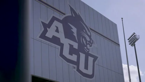 Abilene, TX - July 2, 2020: Abilene Christian University (ACU) logo Stock Footage 134355528