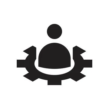 Ability and skill vector icon design template Illustrazione stock