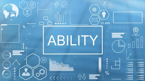 Ability, Animated Typography Stock Footage 116353060