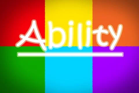 Ability concept Stock Illustration