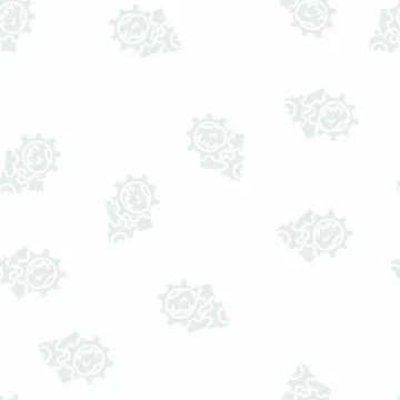Ability leader glyph vector seamless pattern Stock Illustration