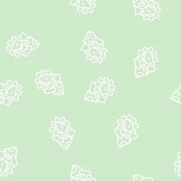 Ability leader line vector seamless pattern Stock Illustration