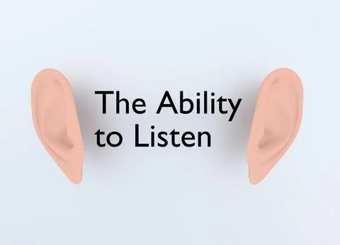 The Ability to Listen concept イラスト素材