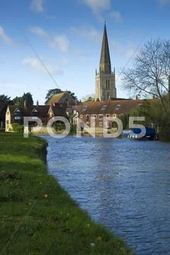 Abingdon by the Thames Stock Photos
