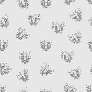 Abkhaz pattern Stock Illustration