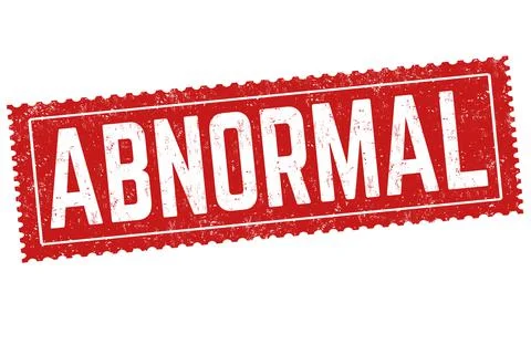 Abnormal grunge rubber stamp Stock Illustration