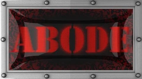 Abode on led Stock Footage 8663249