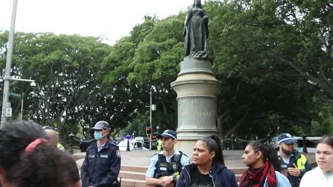 Abolish the Monarchy protest Stock Footage 212056689