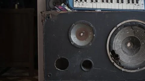 Abonded speaker Foto stock