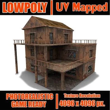 Abondoned house LpRNx8 3D Model