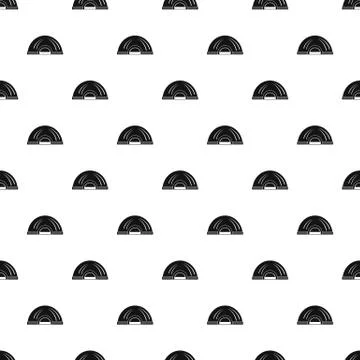 Aboriginal dwelling pattern seamless Illustrazione stock