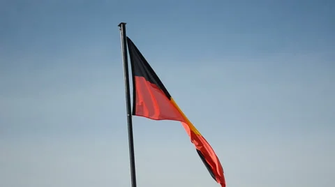 Aboriginal Flag Flying in the WInd Stock Footage 47380954