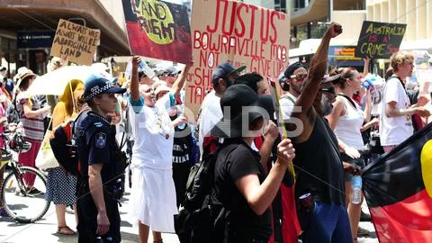 Aboriginal G20 protest in Brisbane