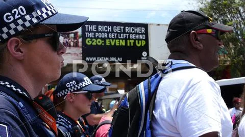 Aboriginal G20 protest in Brisbane