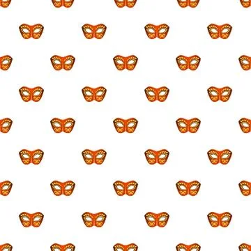 Aboriginal mask pattern seamless vector Illustrazione stock