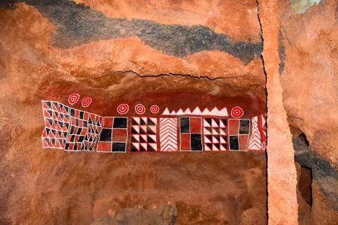 ABORIGINES CAVE Stock Photos