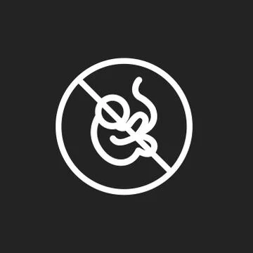 Abortion flat icon, vector illustration Stock Illustration