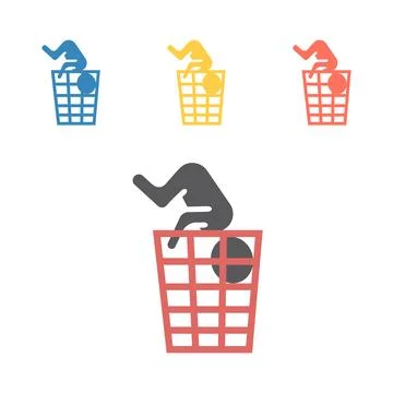 Abortion icon. Vector signs for web graphics. Stock Illustration