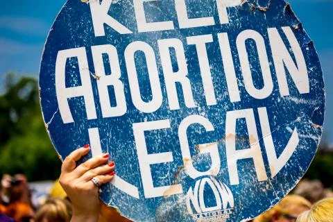 Abortion Rights Protest Stock Photos