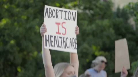 Abortion Rights Protests at State Capitol Видео 198617634